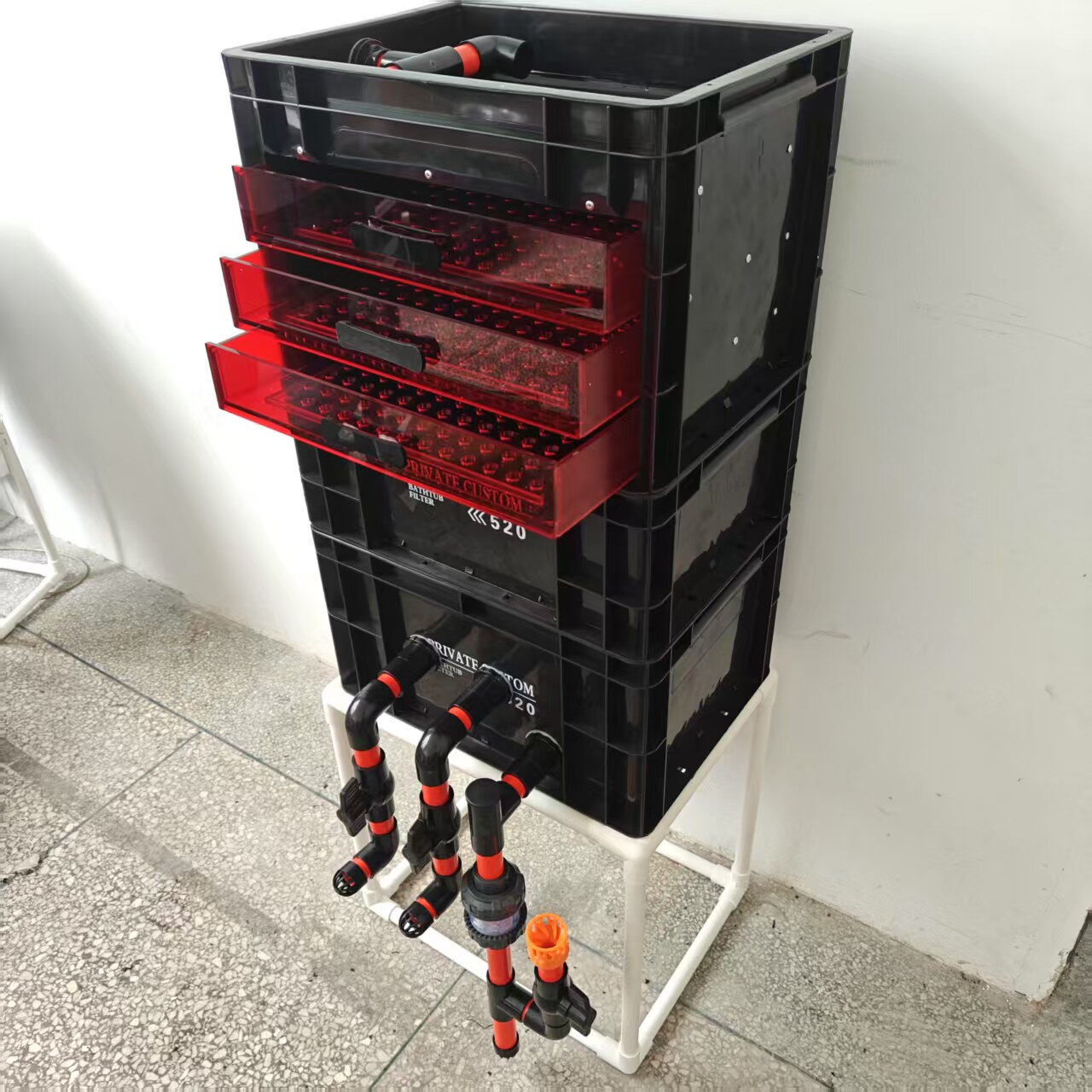 Marine Aquarium Overflow - Kotak penggantian air akuarium Filter industri
