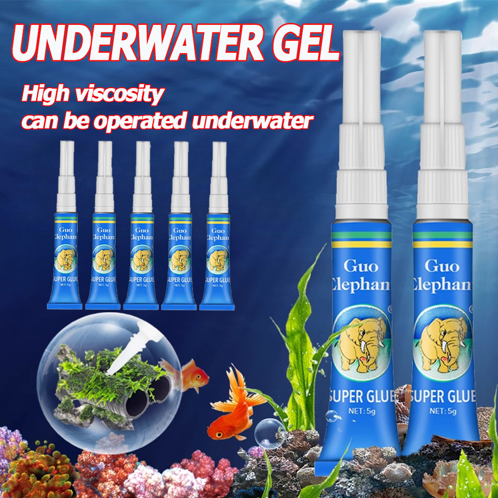 Marine Aquarium Glue - 3/5/10 Buah Lem Lumut Lansekap Tangki
