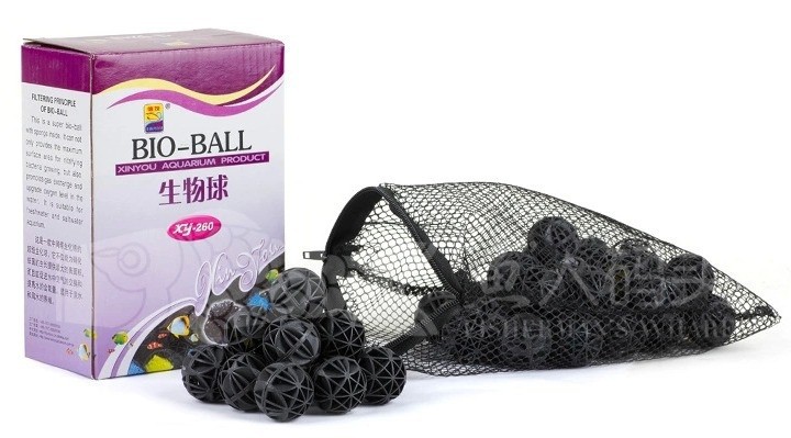 Marine Aquarium Filter Media - 50pcs Bio Balls 1 inci untuk