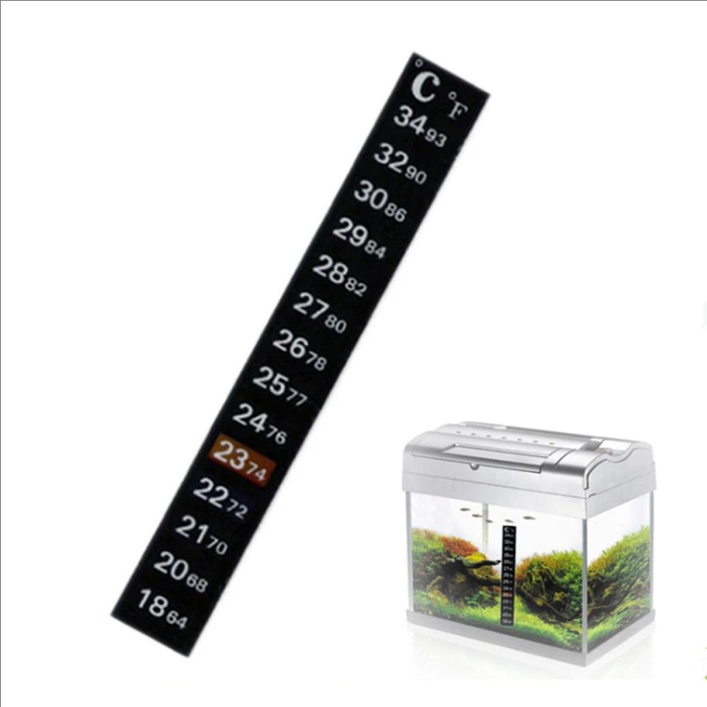 Marine Aquarium Glue - 5 Buah/10 Buah Stiker Termometer Perubahan