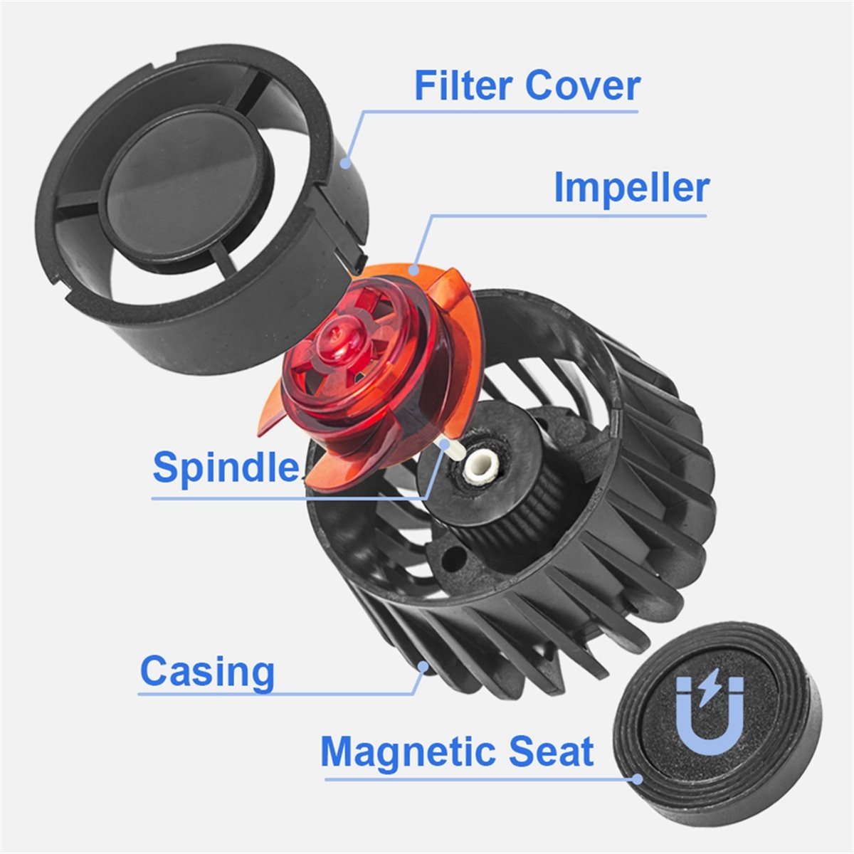 Powerhead Wave Maker - Pompa Inverter Air dengan Pengontrol Layar