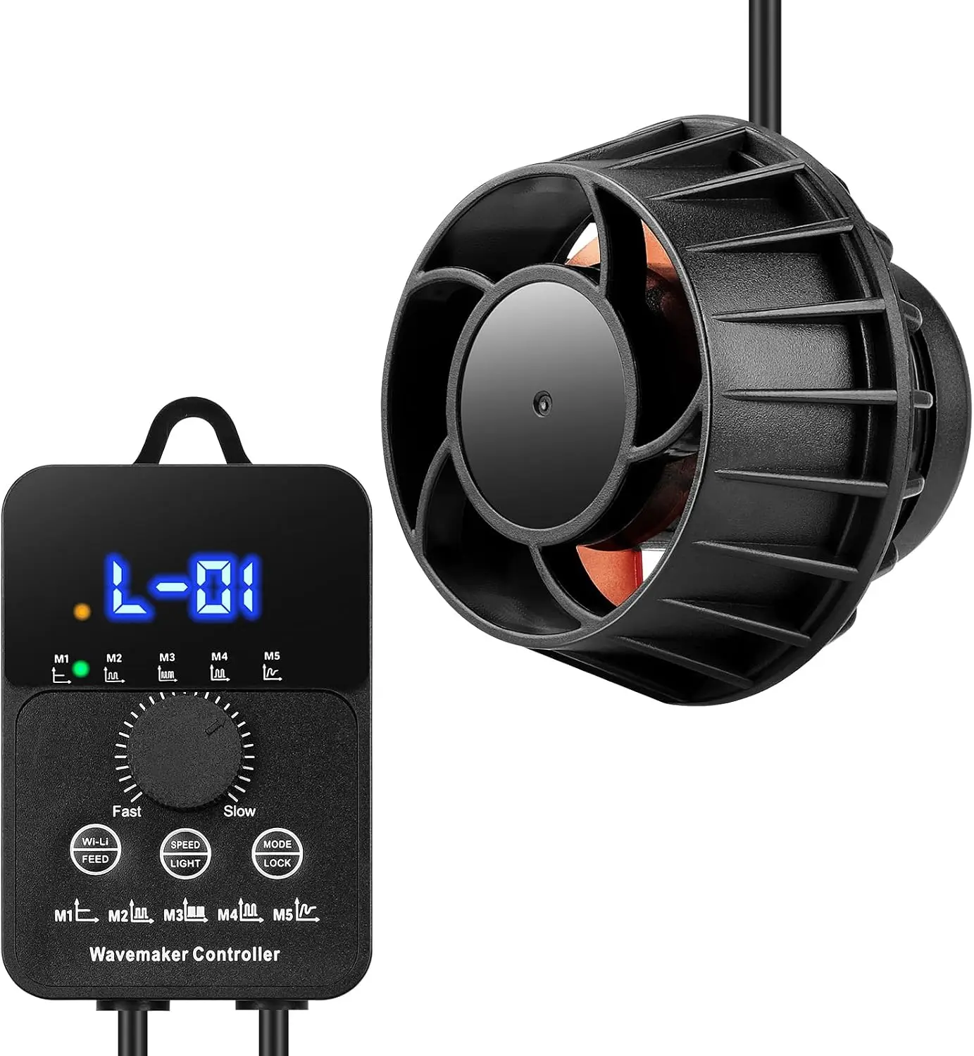 Powerhead Wave Maker - Penghasil Gelombang Akuarium 3400GPH DC24V dengan