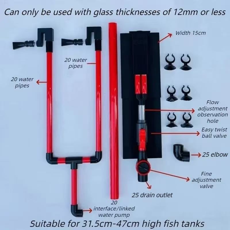 Filter Akuarium Siphon Kantong - Marine Aquarium Overflow ulasan dan harga
