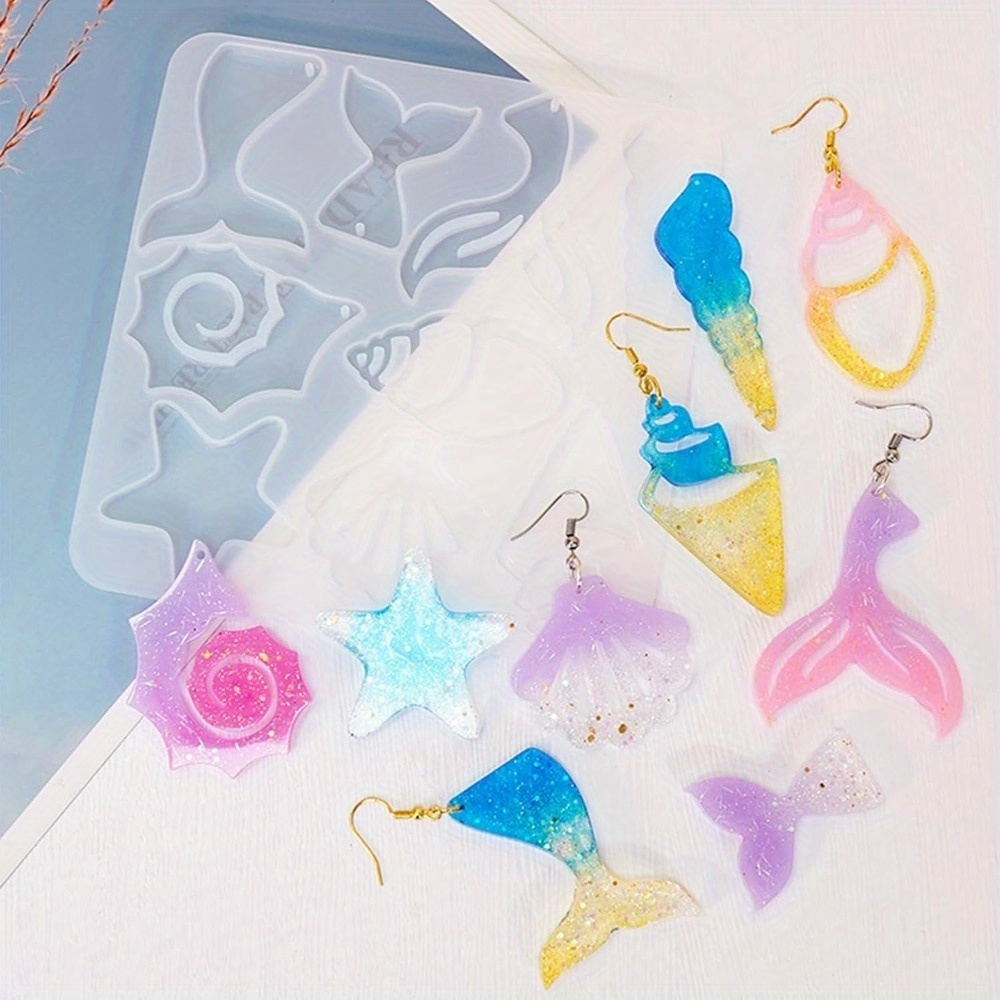 Set Cetakan Anting dan Liontin - Aquarium Marine Fish ulasan dan harga