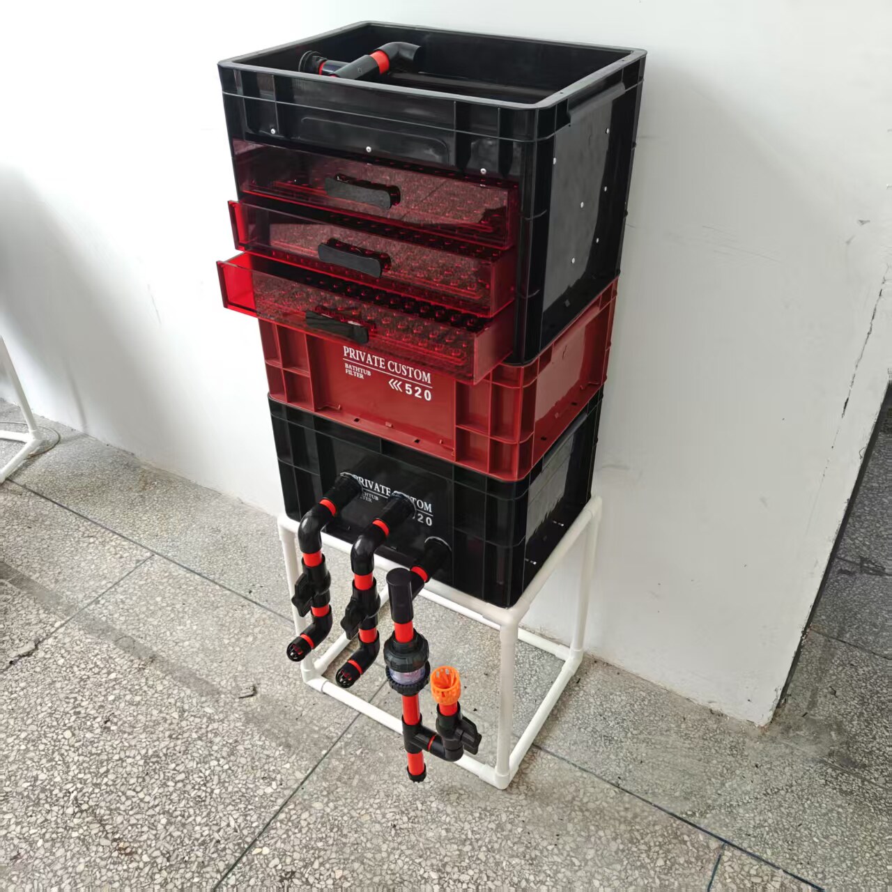 Kotak penggantian air akuarium - Marine Aquarium Overflow ulasan dan harga