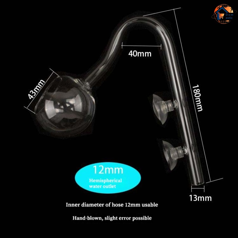 Pipa Lily Kaca Gaya ADA 13mm 1 - Marine Aquarium Overflow ulasan dan harga