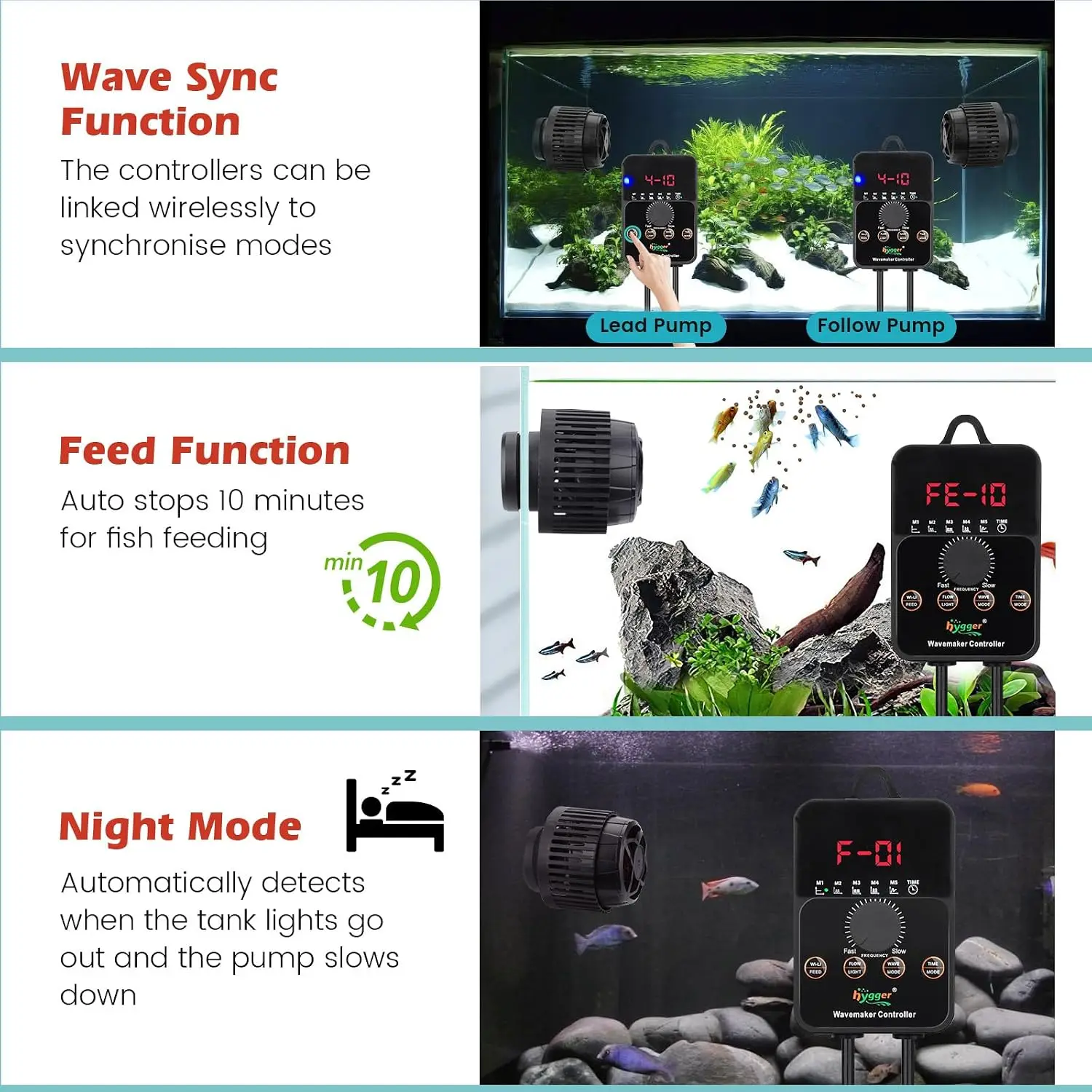 Penghasil Gelombang Akuarium d - Powerhead Wave Maker ulasan dan harga
