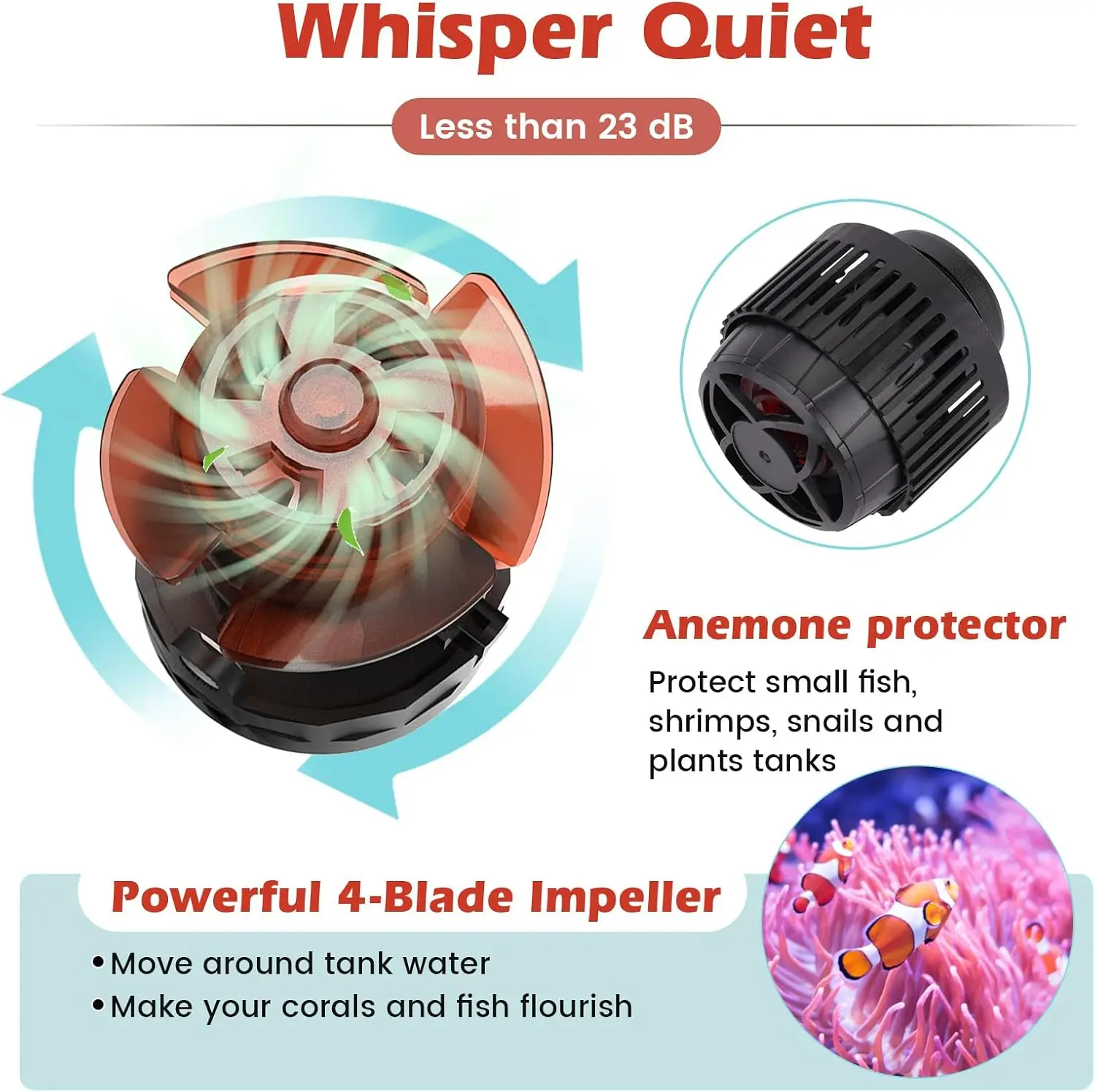 Penghasil Gelombang Akuarium d - Powerhead Wave Maker ulasan dan harga