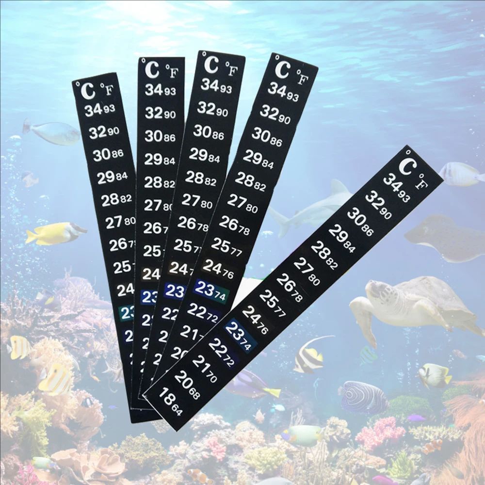 5 Buah/10 Buah Stiker Termomet - Marine Aquarium Glue ulasan dan harga