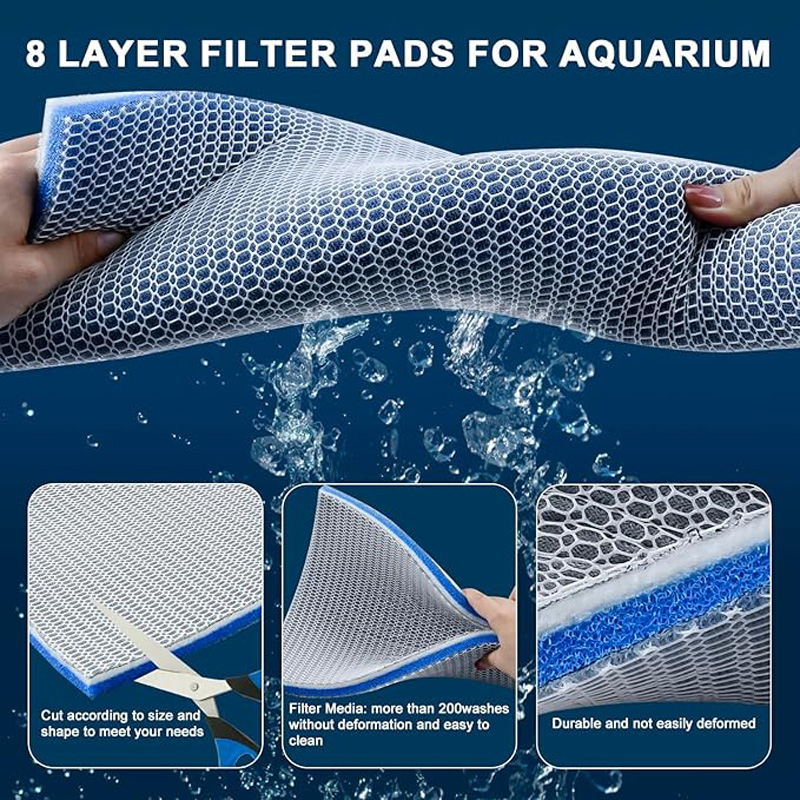 Filter Spons Akuarium 8D Tanpa - Marine Aquarium Glue ulasan dan harga