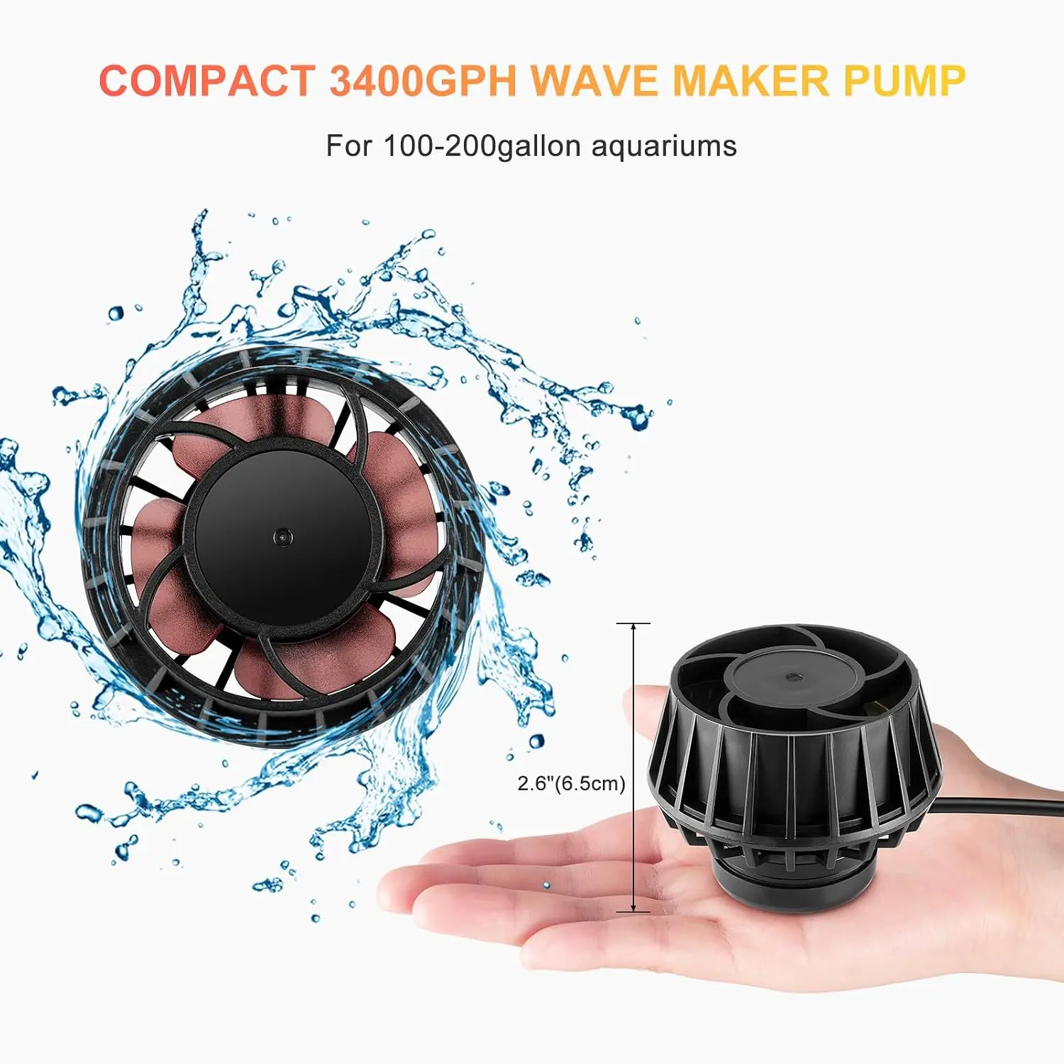 Penghasil Gelombang Akuarium 3 - Powerhead Wave Maker ulasan dan harga