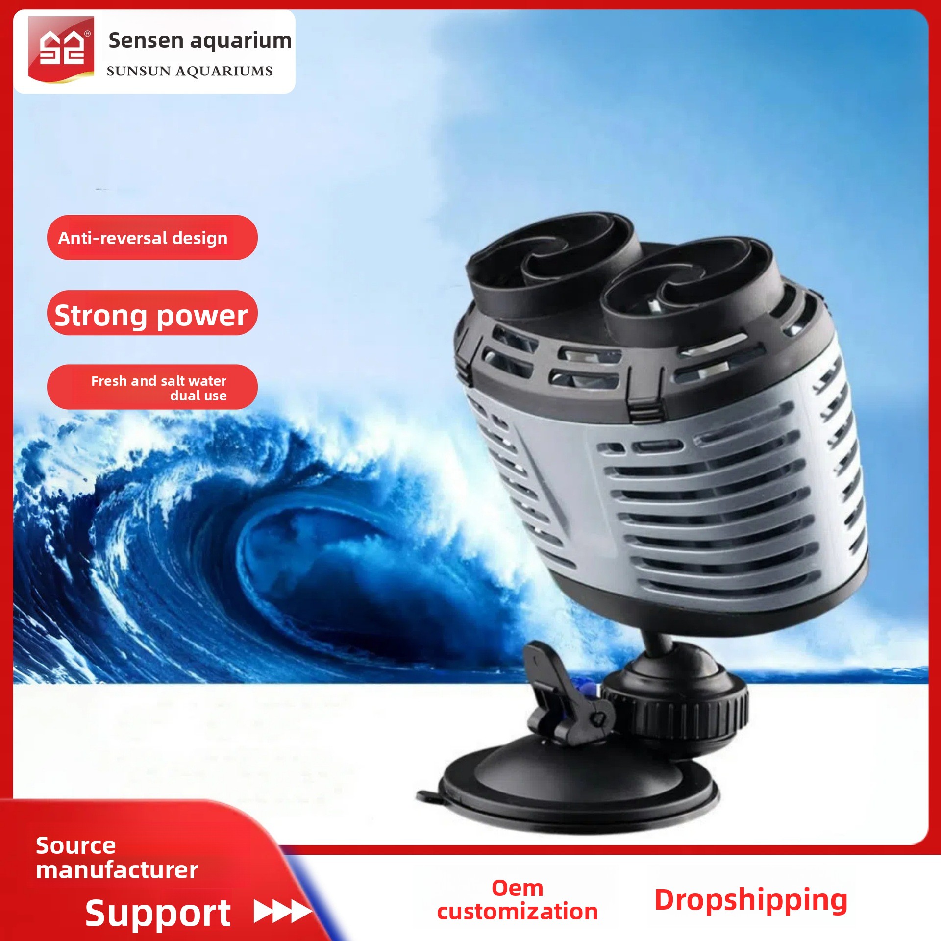 Pompa Pembuat Ombak Akuarium M - Powerhead Wave Maker ulasan dan harga